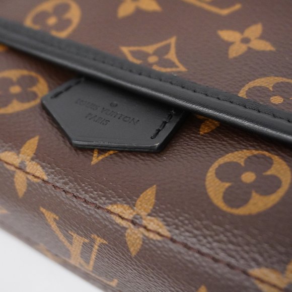 Louis Vuitton Shoulder Bag Monogram Macassar Magnetic M45557 Brown Noir Men's - Picture 15 of 16